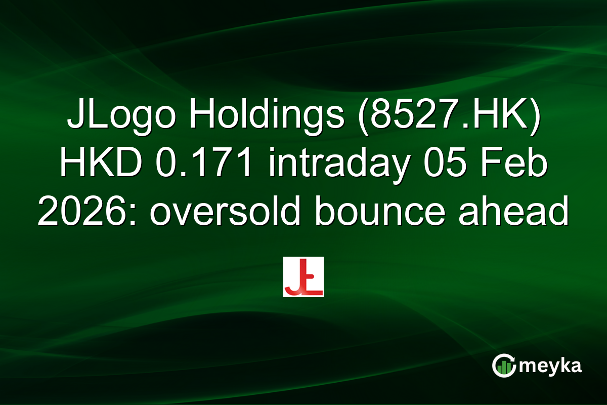 JLogo Holdings (8527.HK) HKD 0.171 intraday 05 Feb 2026: oversold bounce ahead