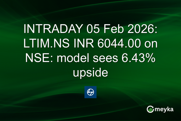 INTRADAY 05 Feb 2026: LTIM.NS INR 6044.00 on NSE: model sees 6.43% upside