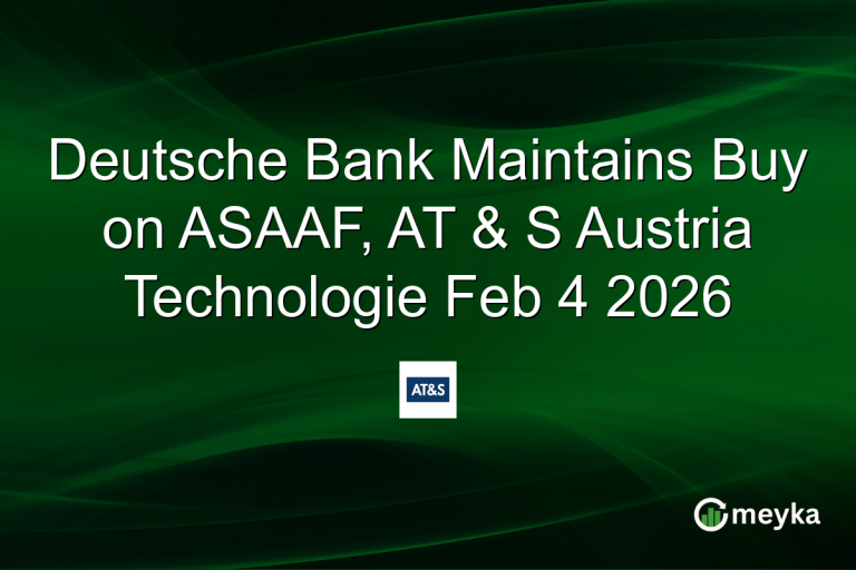 Deutsche Bank Maintains Buy on ASAAF, AT & S Austria Technologie Feb 4 2026