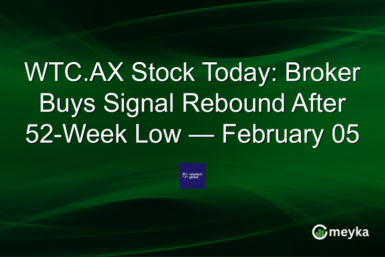 WTC.AX Stock Today: Broker Buys Signal Rebound After 52-Week Low — February 05