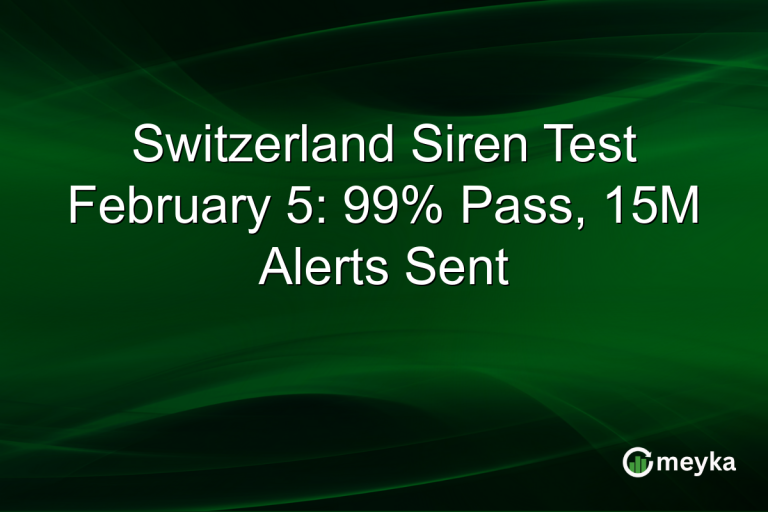 Switzerland Siren Test February 5: 99% Pass, 15M Alerts Sent