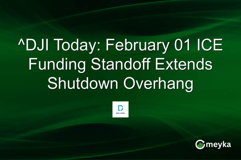 ^DJI Today: February 01 ICE Funding Standoff Extends Shutdown Overhang