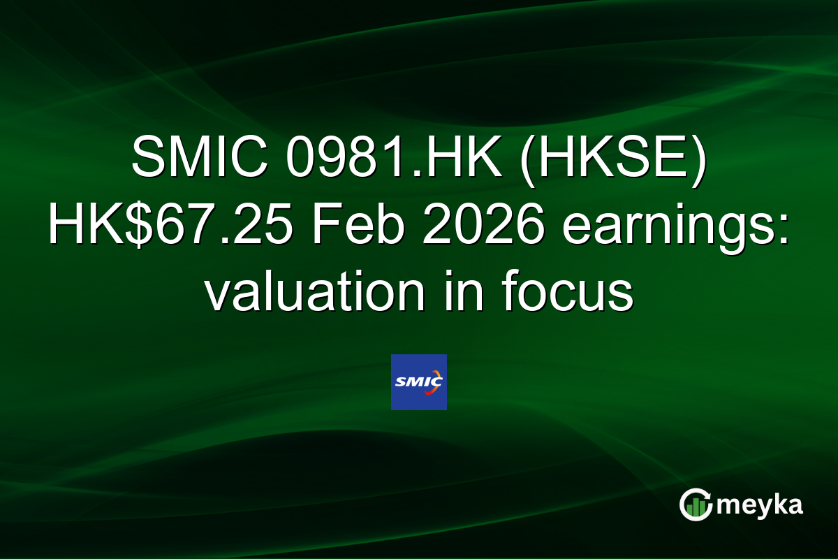 SMIC 0981.HK (HKSE) HK$67.25 Feb 2026 earnings: valuation in focus