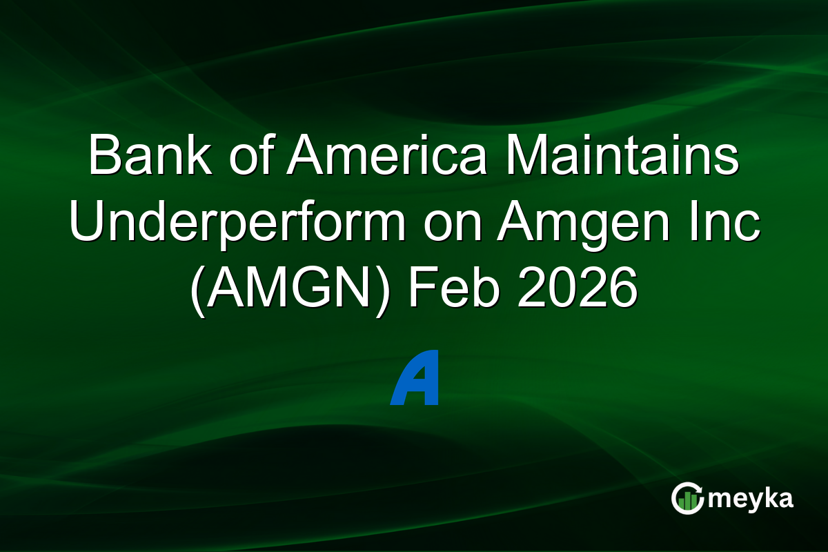 Bank of America Maintains Underperform on Amgen Inc (AMGN) Feb 2026