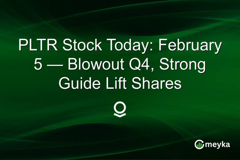 PLTR Stock Today: February 5 — Blowout Q4, Strong Guide Lift Shares