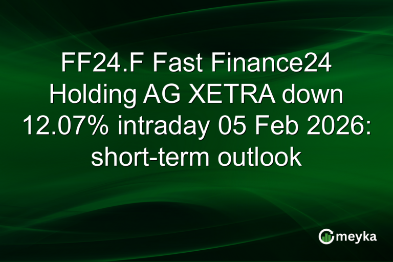 FF24.F Fast Finance24 Holding AG XETRA down 12.07% intraday 05 Feb 2026: short-term outlook