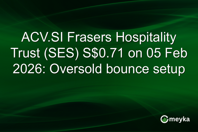ACV.SI Frasers Hospitality Trust (SES) S$0.71 on 05 Feb 2026: Oversold bounce setup