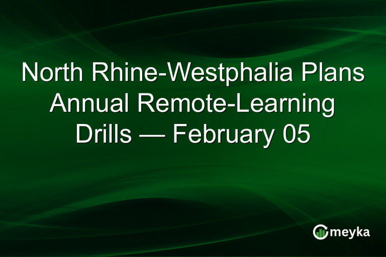 North Rhine-Westphalia Plans Annual Remote-Learning Drills — February 05