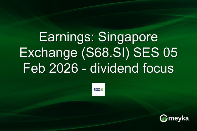 Earnings: Singapore Exchange (S68.SI) SES 05 Feb 2026 - dividend focus