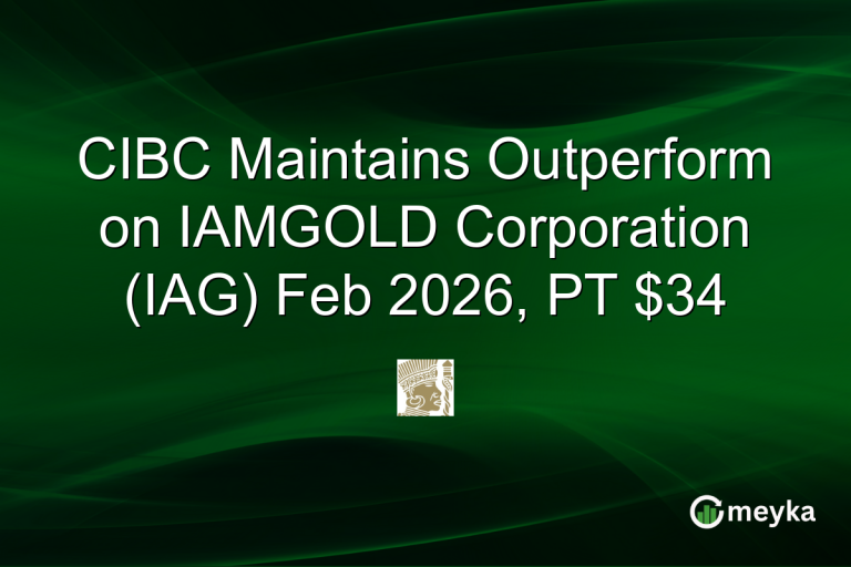 CIBC Maintains Outperform on IAMGOLD Corporation (IAG) Feb 2026, PT $34