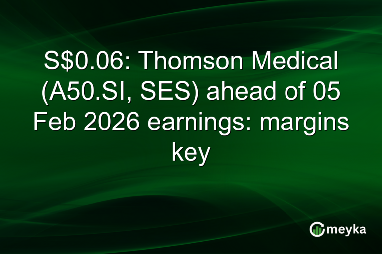 S$0.06: Thomson Medical (A50.SI, SES) ahead of 05 Feb 2026 earnings: margins key