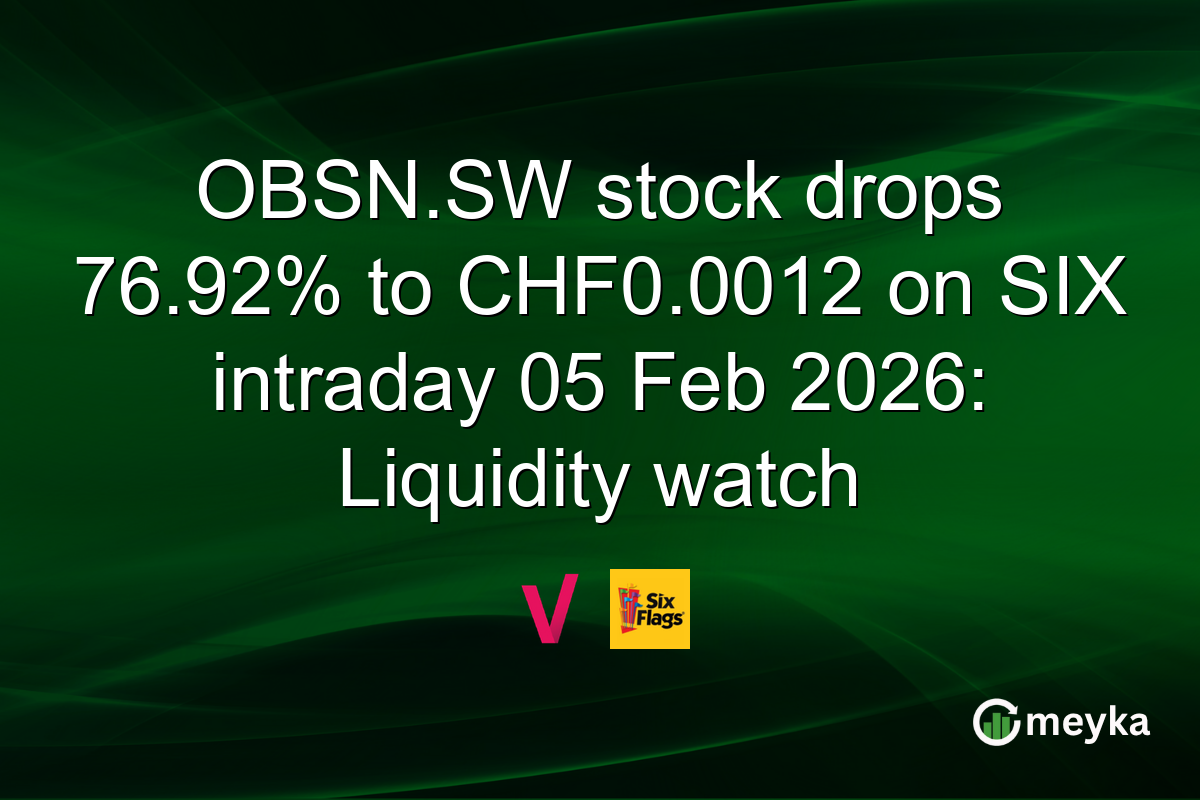 OBSN.SW stock drops 76.92% to CHF0.0012 on SIX intraday 05 Feb 2026: Liquidity watch