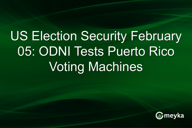 US Election Security February 05: ODNI Tests Puerto Rico Voting Machines