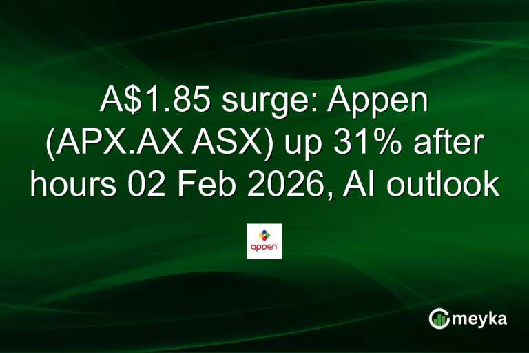 A$1.85 surge: Appen (APX.AX ASX) up 31% after hours 02 Feb 2026, AI outlook