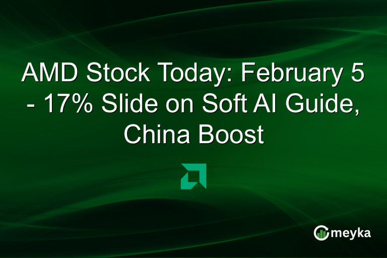 AMD Stock Today: February 5 - 17% Slide on Soft AI Guide, China Boost