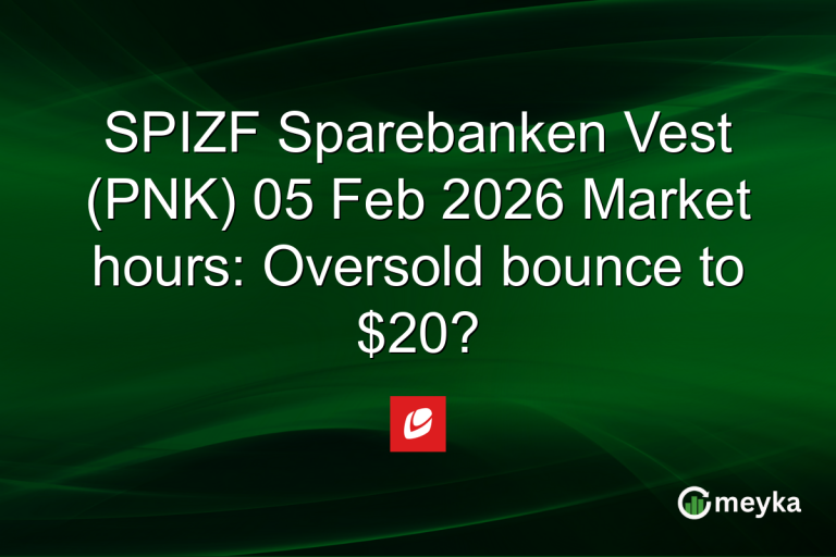 SPIZF Sparebanken Vest (PNK) 05 Feb 2026 Market hours: Oversold bounce to $20?