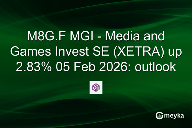 M8G.F MGI - Media and Games Invest SE (XETRA) up 2.83% 05 Feb 2026: outlook
