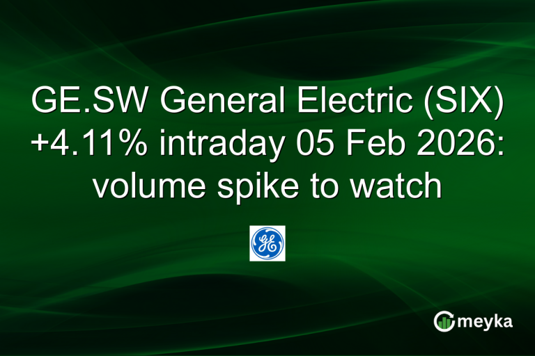 GE.SW General Electric (SIX) +4.11% intraday 05 Feb 2026: volume spike to watch