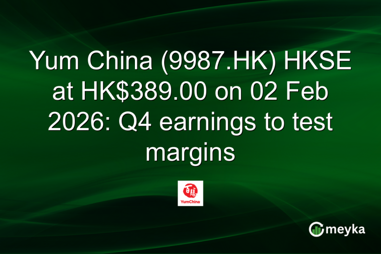 Yum China (9987.HK) HKSE at HK$389.00 on 02 Feb 2026: Q4 earnings to test margins