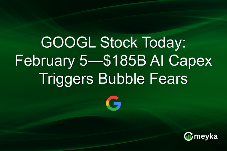 GOOGL Stock Today: February 5—$185B AI Capex Triggers Bubble Fears