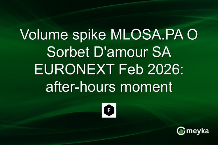 Volume spike MLOSA.PA O Sorbet D'amour SA EURONEXT Feb 2026: after-hours moment