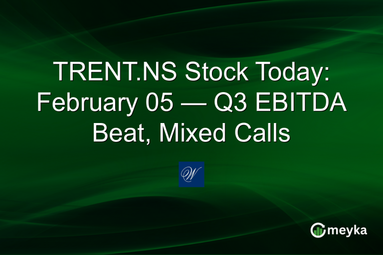 TRENT.NS Stock Today: February 05 — Q3 EBITDA Beat, Mixed Calls