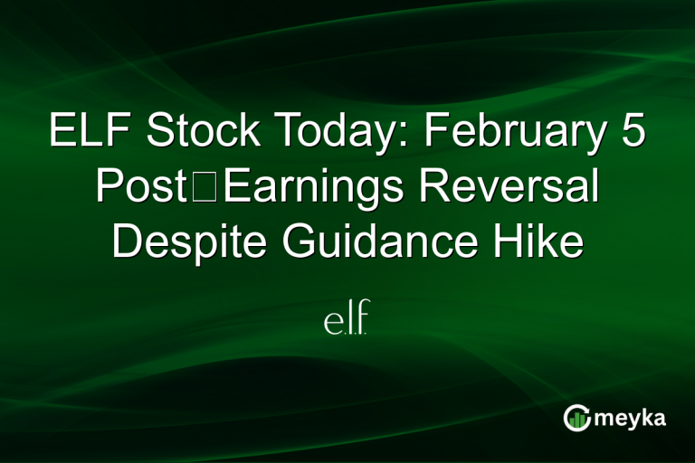 ELF Stock Today: February 5 Post‑Earnings Reversal Despite Guidance Hike