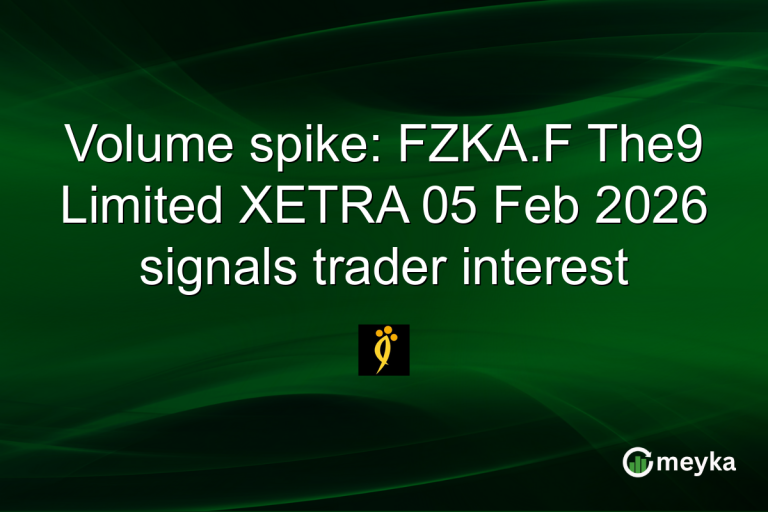 Volume spike: FZKA.F The9 Limited XETRA 05 Feb 2026 signals trader interest