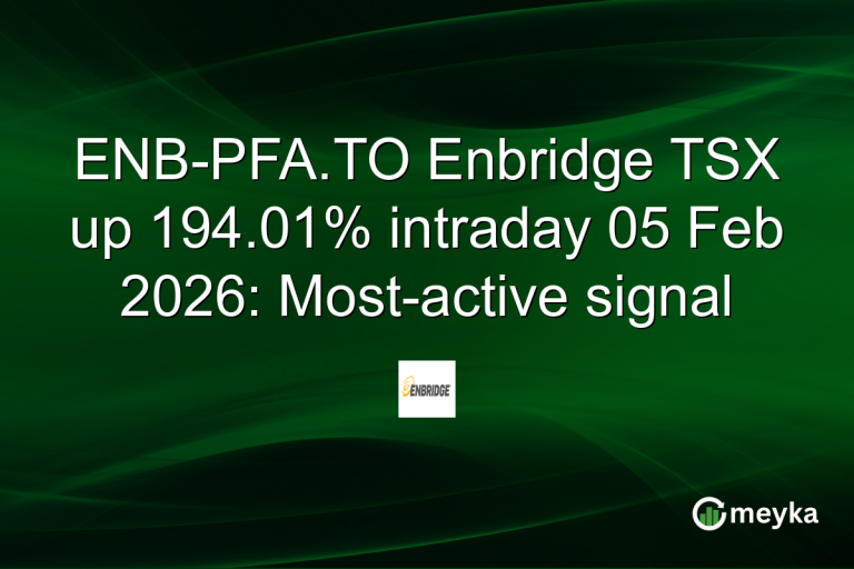 ENB-PFA.TO Enbridge TSX up 194.01% intraday 05 Feb 2026: Most-active signal
