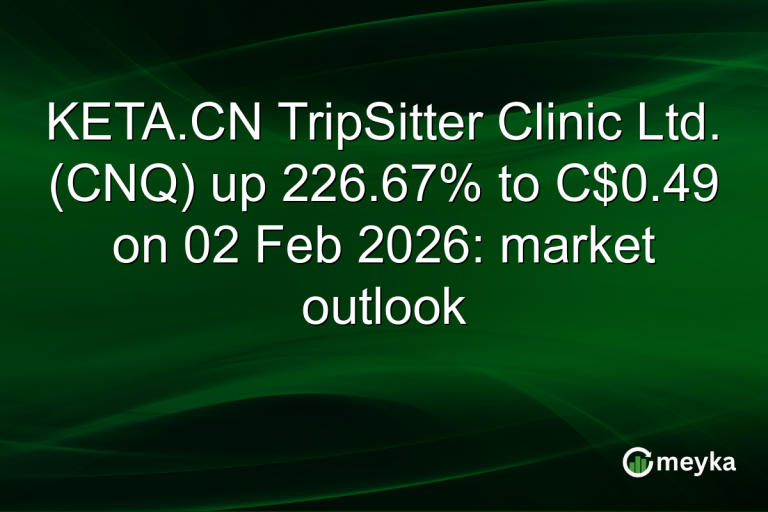 KETA.CN TripSitter Clinic Ltd. (CNQ) up 226.67% to C$0.49 on 02 Feb 2026: market outlook