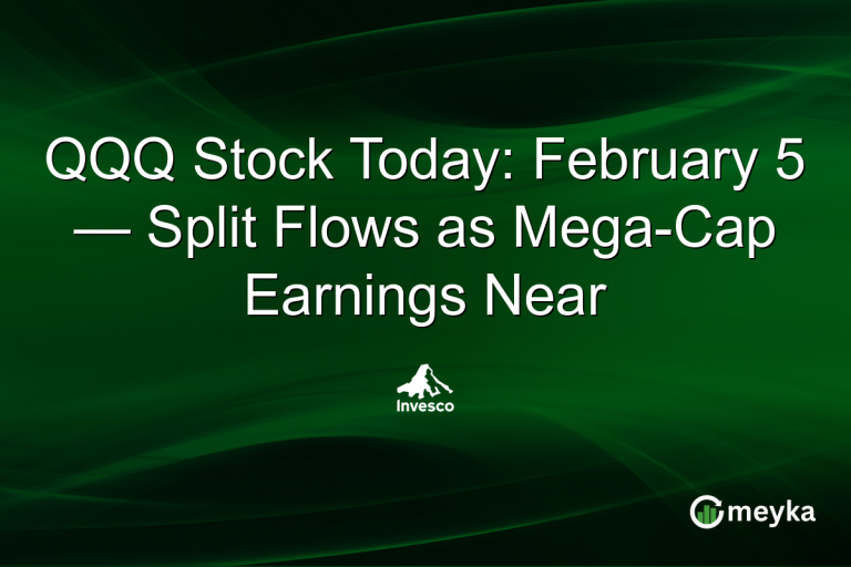 QQQ Stock Today: February 5 — Split Flows as Mega-Cap Earnings Near