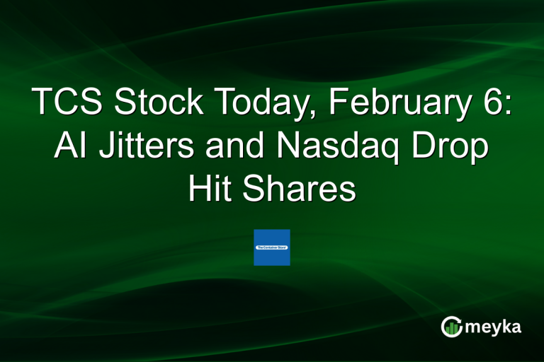 TCS Stock Today, February 6: AI Jitters and Nasdaq Drop Hit Shares