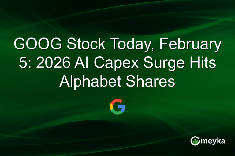 GOOG Stock Today, February 5: 2026 AI Capex Surge Hits Alphabet Shares