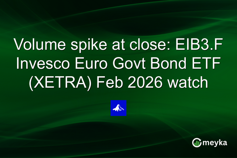 Volume spike at close: EIB3.F Invesco Euro Govt Bond ETF (XETRA) Feb 2026 watch