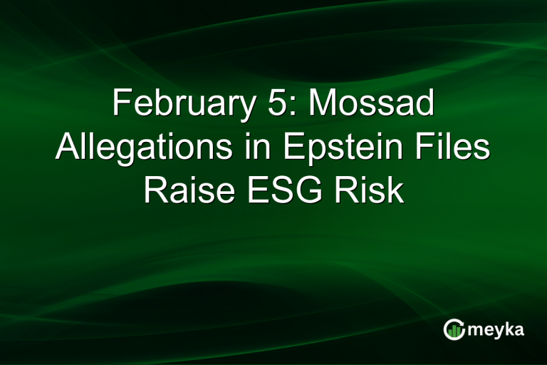 February 5: Mossad Allegations in Epstein Files Raise ESG Risk