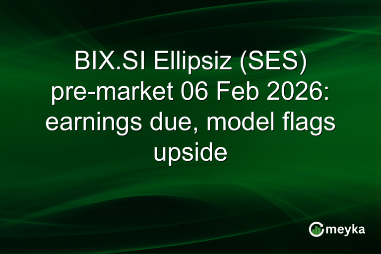 BIX.SI Ellipsiz (SES) pre-market 06 Feb 2026: earnings due, model flags upside