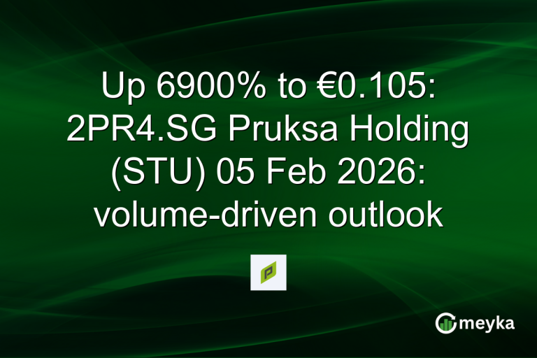 Up 6900% to €0.105: 2PR4.SG Pruksa Holding (STU) 05 Feb 2026: volume-driven outlook