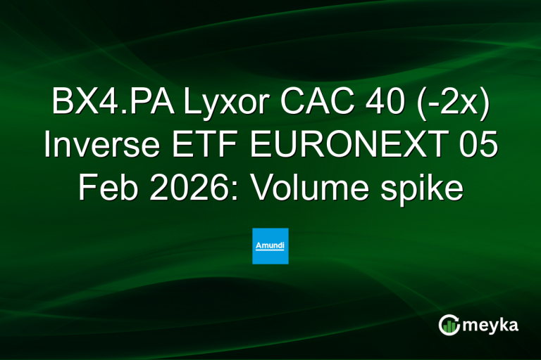 BX4.PA Lyxor CAC 40 (-2x) Inverse ETF EURONEXT 05 Feb 2026: Volume spike