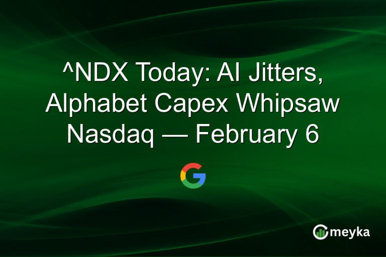 ^NDX Today: AI Jitters, Alphabet Capex Whipsaw Nasdaq — February 6