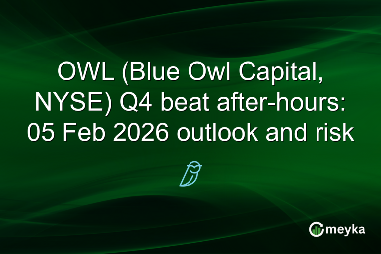 OWL (Blue Owl Capital, NYSE) Q4 beat after-hours: 05 Feb 2026 outlook and risk