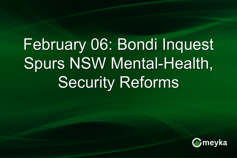 February 06: Bondi Inquest Spurs NSW Mental-Health, Security Reforms
