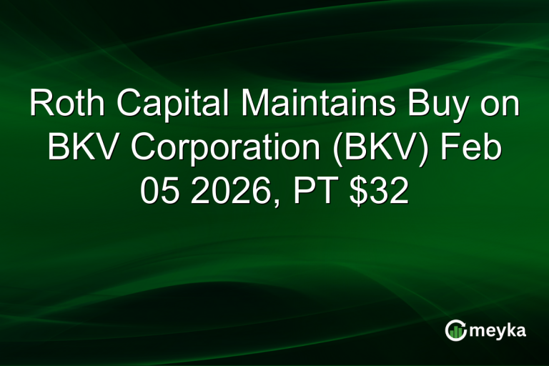Roth Capital Maintains Buy on BKV Corporation (BKV) Feb 05 2026, PT $32