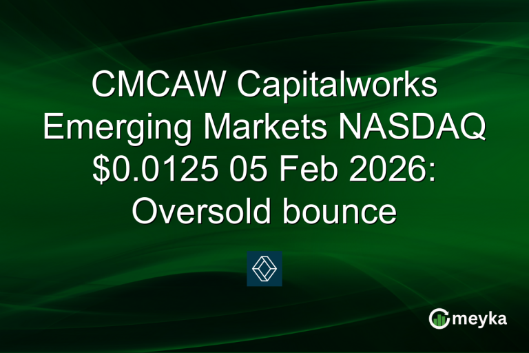 CMCAW Capitalworks Emerging Markets NASDAQ $0.0125 05 Feb 2026: Oversold bounce
