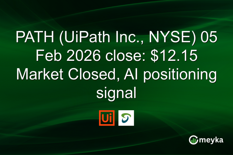 PATH (UiPath Inc., NYSE) 05 Feb 2026 close: $12.15 Market Closed, AI positioning signal