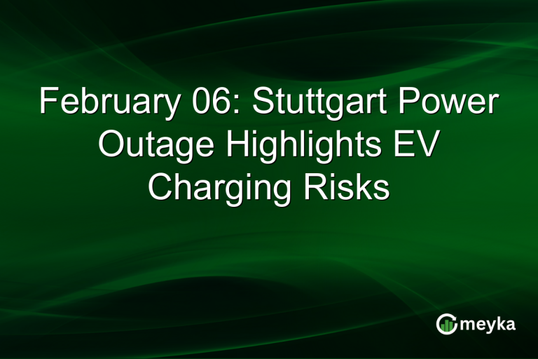 February 06: Stuttgart Power Outage Highlights EV Charging Risks