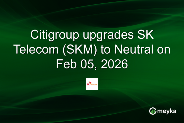 Citigroup upgrades SK Telecom (SKM) to Neutral on Feb 05, 2026