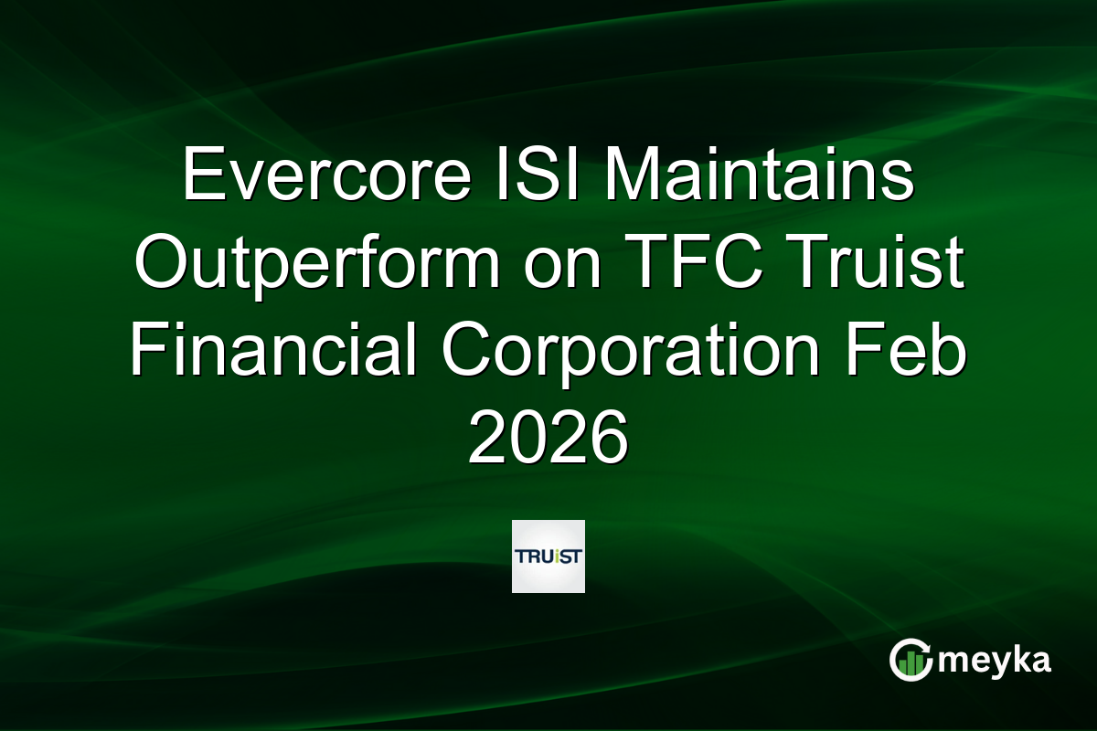 Evercore ISI Maintains Outperform on TFC Truist Financial Corporation Feb 2026