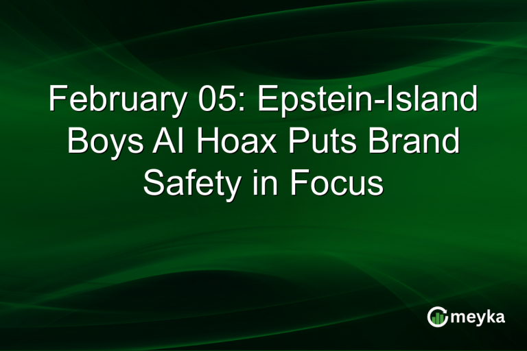 February 05: Epstein-Island Boys AI Hoax Puts Brand Safety in Focus