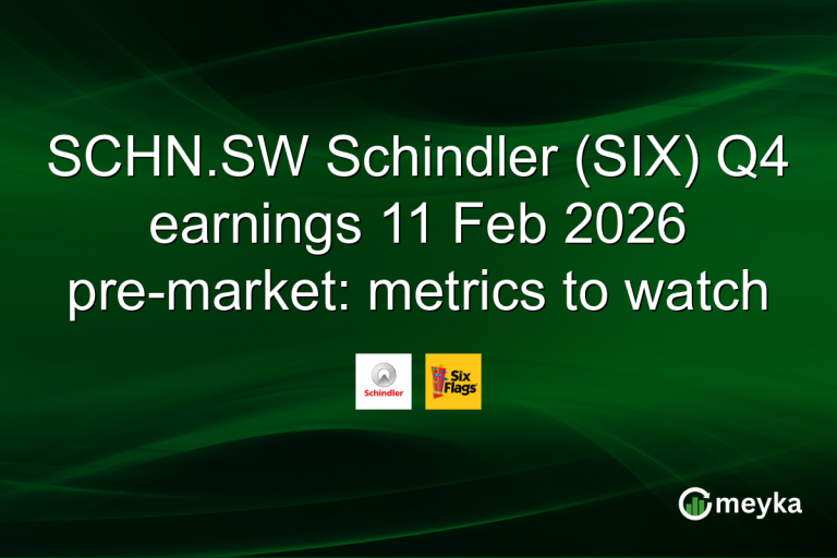 SCHN.SW Schindler (SIX) Q4 earnings 11 Feb 2026 pre-market: metrics to watch