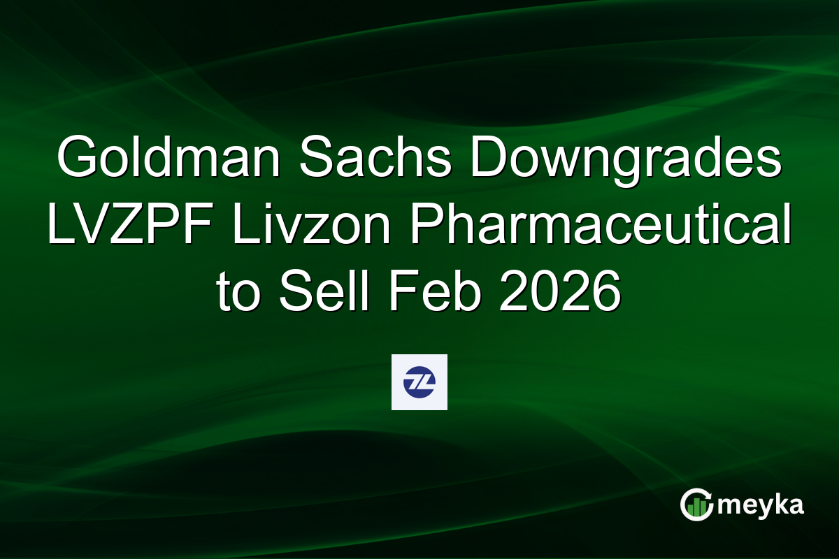 Goldman Sachs Downgrades LVZPF Livzon Pharmaceutical to Sell Feb 2026